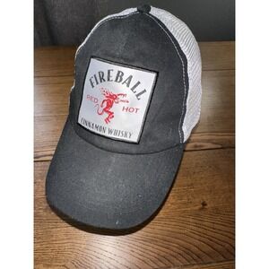 Fireball Red Hot Cinnamon Whisky Hat Cap Adult Mens Adjustable Snapback